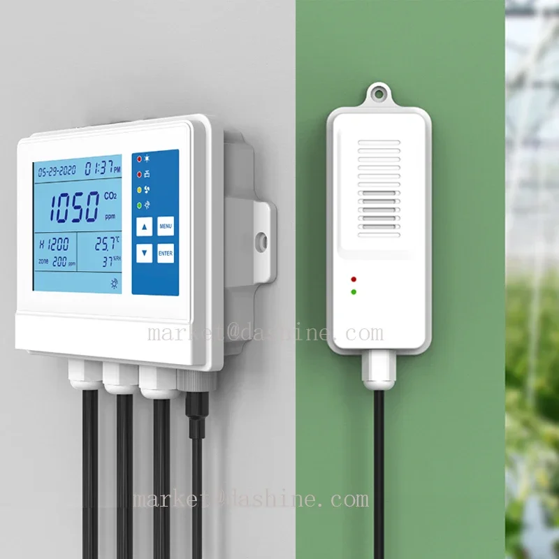 Controlador De Dióxido De Carbono Para Estufa, Sonda De Sensor, Novo, SA1600P, CO2-Temperature-RH