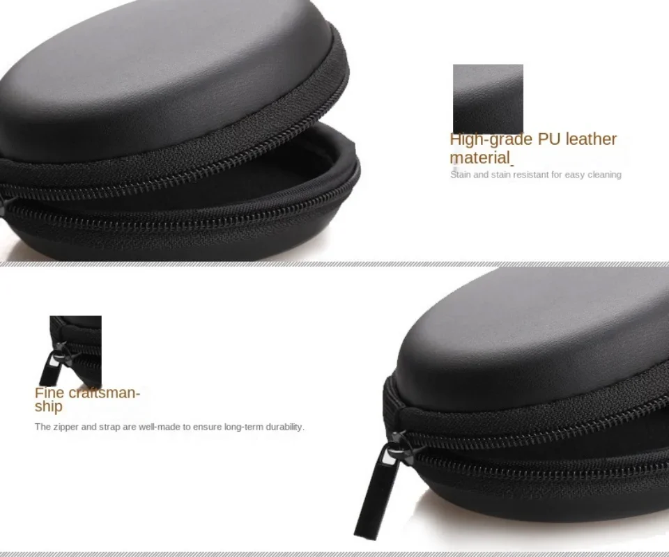 1pcs Headphone Storage Bag EVA Storage Box In-Ear Earphone Pouches Storage Case Convenient Carry For Headset Data Line Dropship