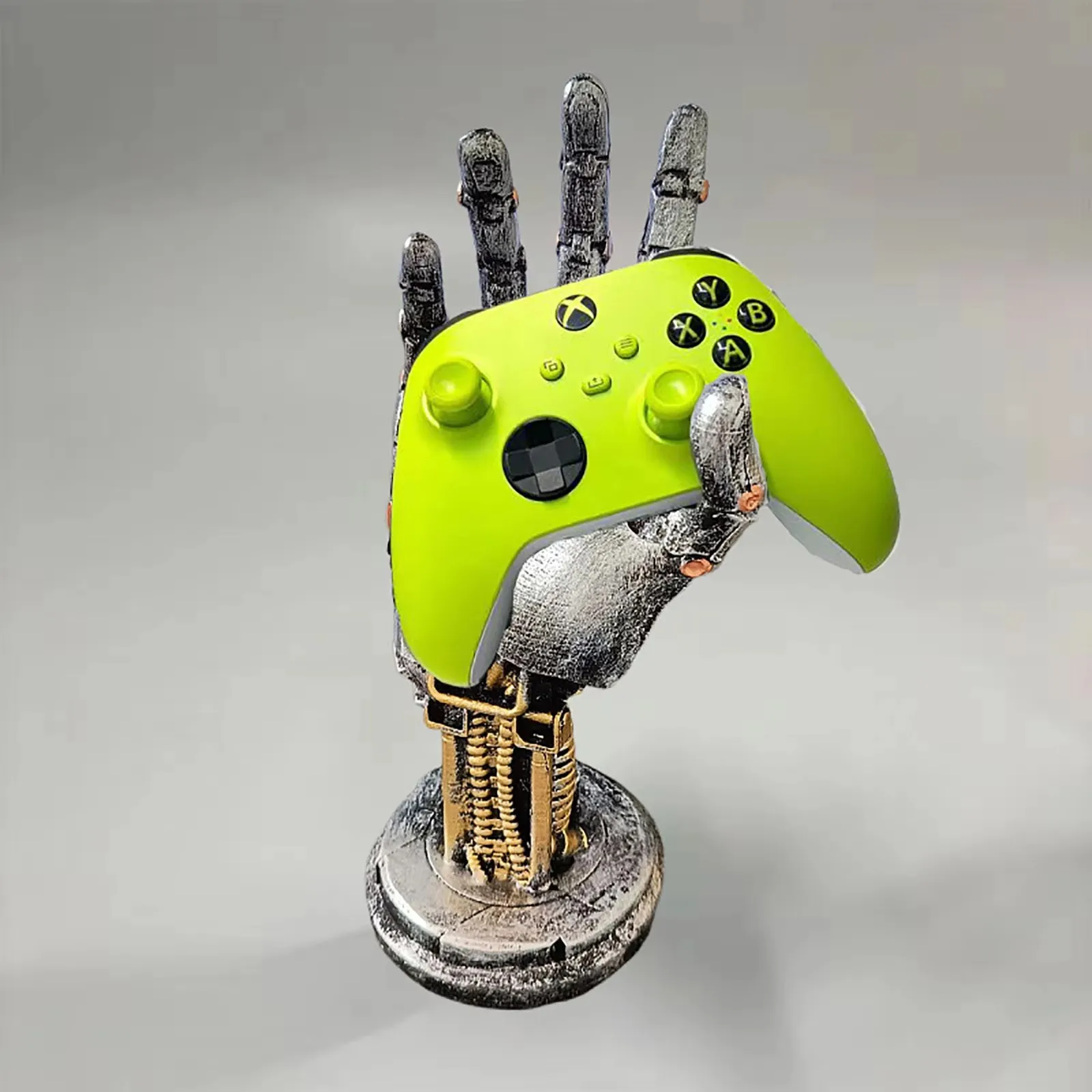 Cyberpunk robotic arm, integrated handle bracket, creative collectible desktop decoration animal model handmade gifts