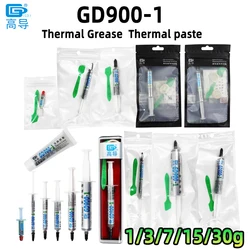 Net Weight 1/3/7/15/30 Grams Gray GD900-1 Thermal Conductive Grease Paste Plaster Heat Sink Compound for CPU GPU LED SSY BX ST