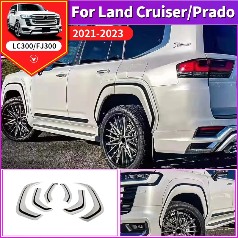 Per Toyota Land Cruiser 300 2022 2023 2024 2025 Lc300 Ruota Sopracciglio Ruota Flare Decorazione Esterna Accessori di Aggiornamento Body Kit