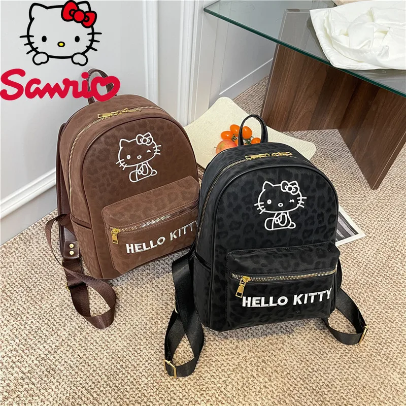 

Hello Kitty 2026, новый женский рюкзак, модный маленький рюкзак из искусственной кожи высокого качества, универсальный многофункциональный рюкзак для хранения для отдыха
