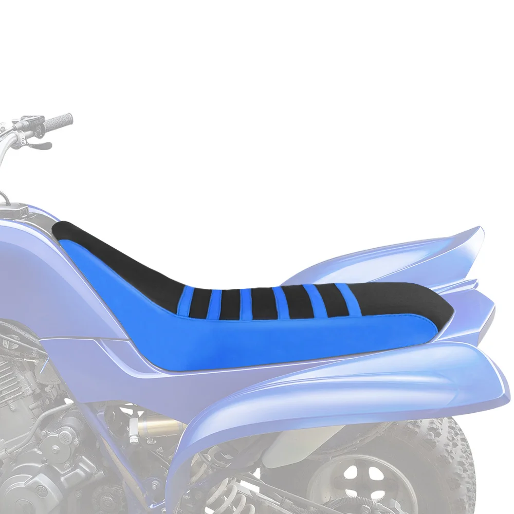غطاء مقعد غير قابل للانزلاق للدراجات النارية لياماها رابتور 660 رابتور 660R 2001 2002 2003 2004 2005 غطاء مقعد مضلع من الجلد PVC