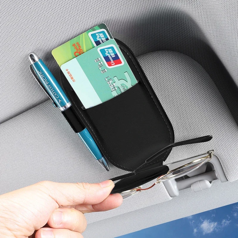 Car Multi Functional Eyeglass Frame Bank Card ID Clip For Ford Focus Mondeo MK1 MK2 MK4 MK3 Fiesta ST Line Kugo Transit Fusion