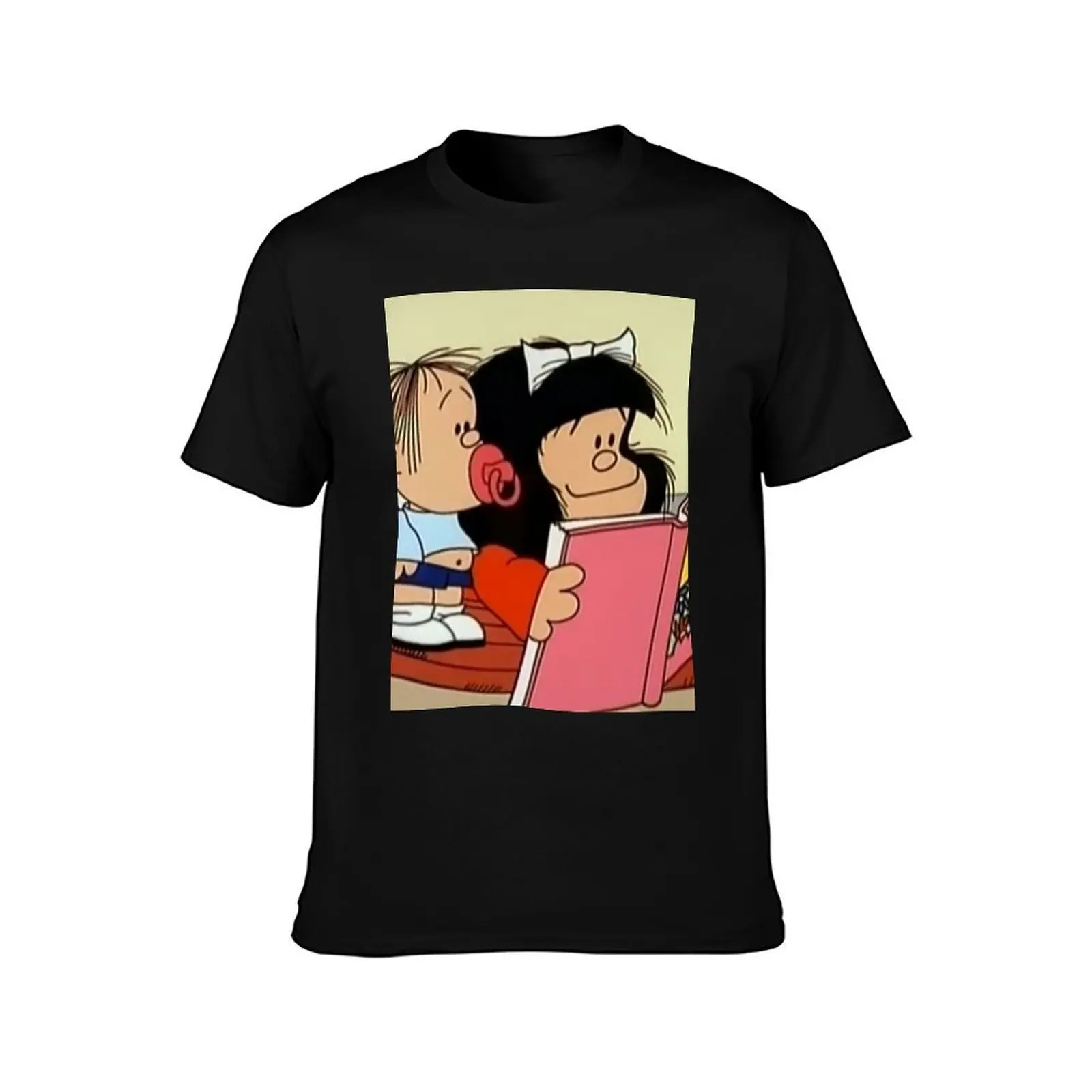 Mafalda Quino Comics T-Shirt cute clothes plus sizes Blouse hippie clothes anime shirts men