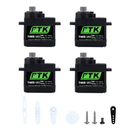 PTK 7465W MG 9g digital servo Metal gear waterproof HV 5kg fixed wing RC Car Helicopter Robot servo 180° 1/8 servo