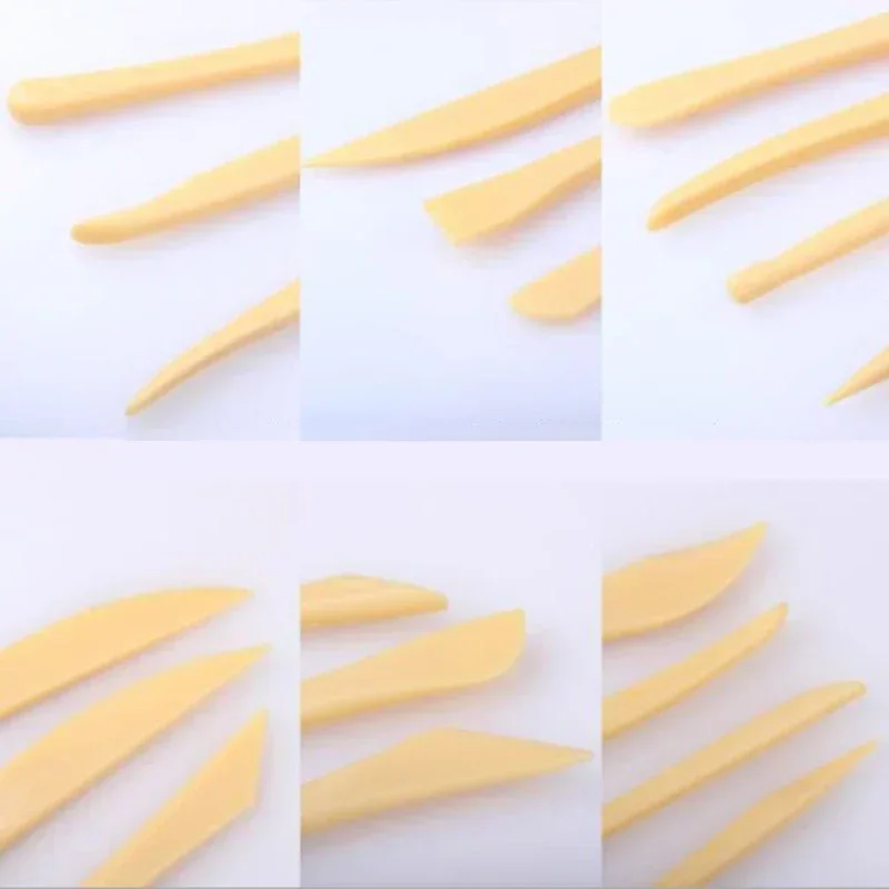 10pcs/set Clay Sculpting Tool Wax Carving Pottery Tools Plastic Carving Sculpture Shaper Polymer Modeling Clay Tools