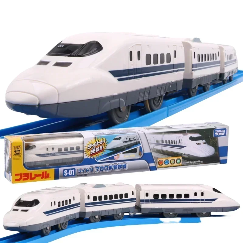 Takaratomy tomica liga modelo brinquedos carros tomica shinkansen plarail série s caminhão trem elétrico brinquedo música ferroviário de alta velocidade metrô