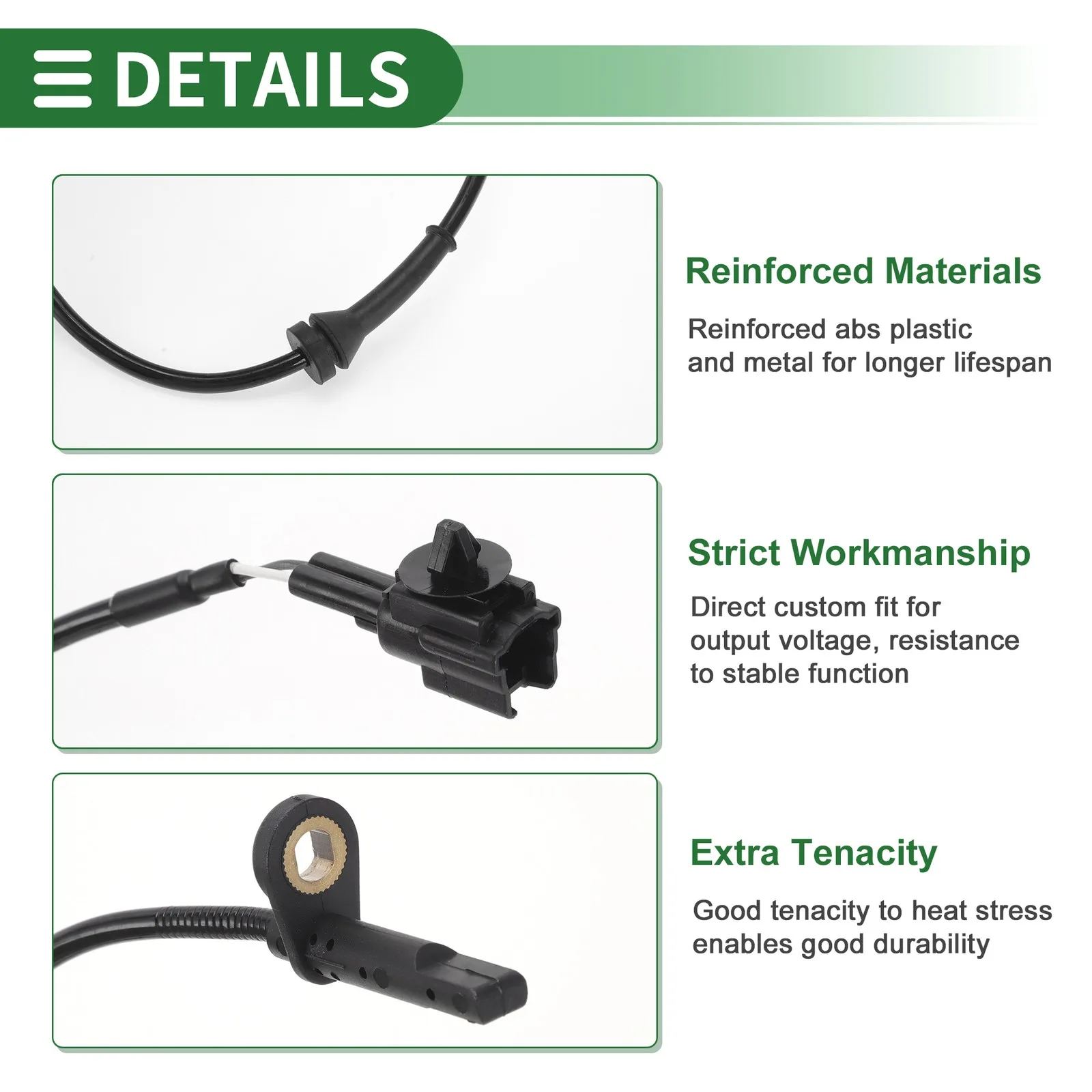 Para sensor de velocidade da roda abs sensor abs no.47910ed500 para nissan sentra 2007-2011