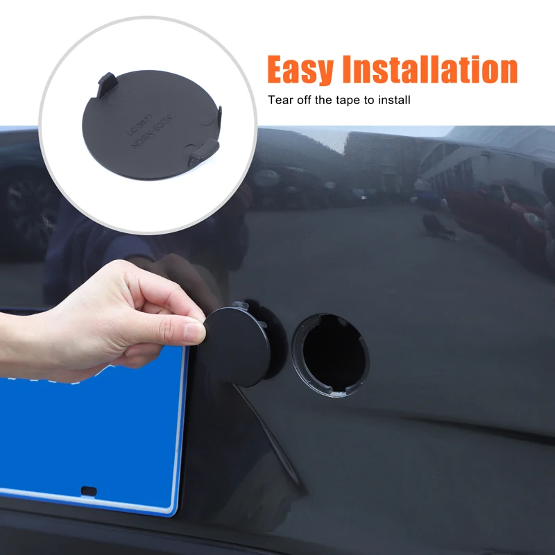 For 2016+ Mazda MX-5 front and rear trailer covers Car trailer hook cover Trailer ring cover accessories ABS 1pcs
