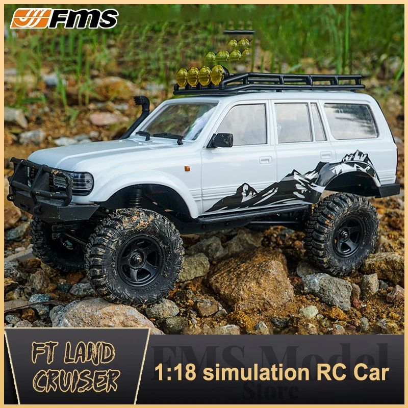 

FMS 1:18 Snow Storm LAND CRUISER Simulation Model RC Car Remote ControlOff-road Climbing Vehicle 4WD Toys Gits