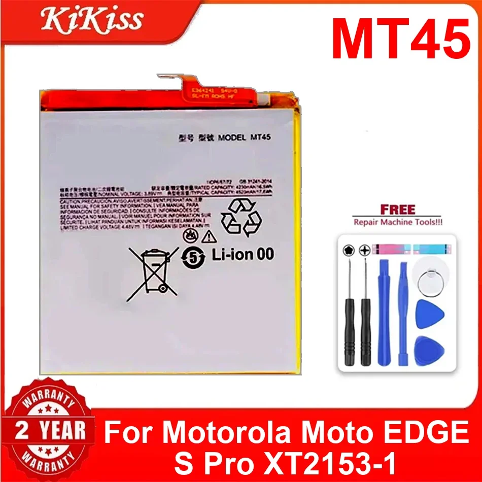 

Сменный аккумулятор высокой емкости для мобильного телефона MT45 для Motorola Moto Edge S Pro XT2153-1 4520 мАч