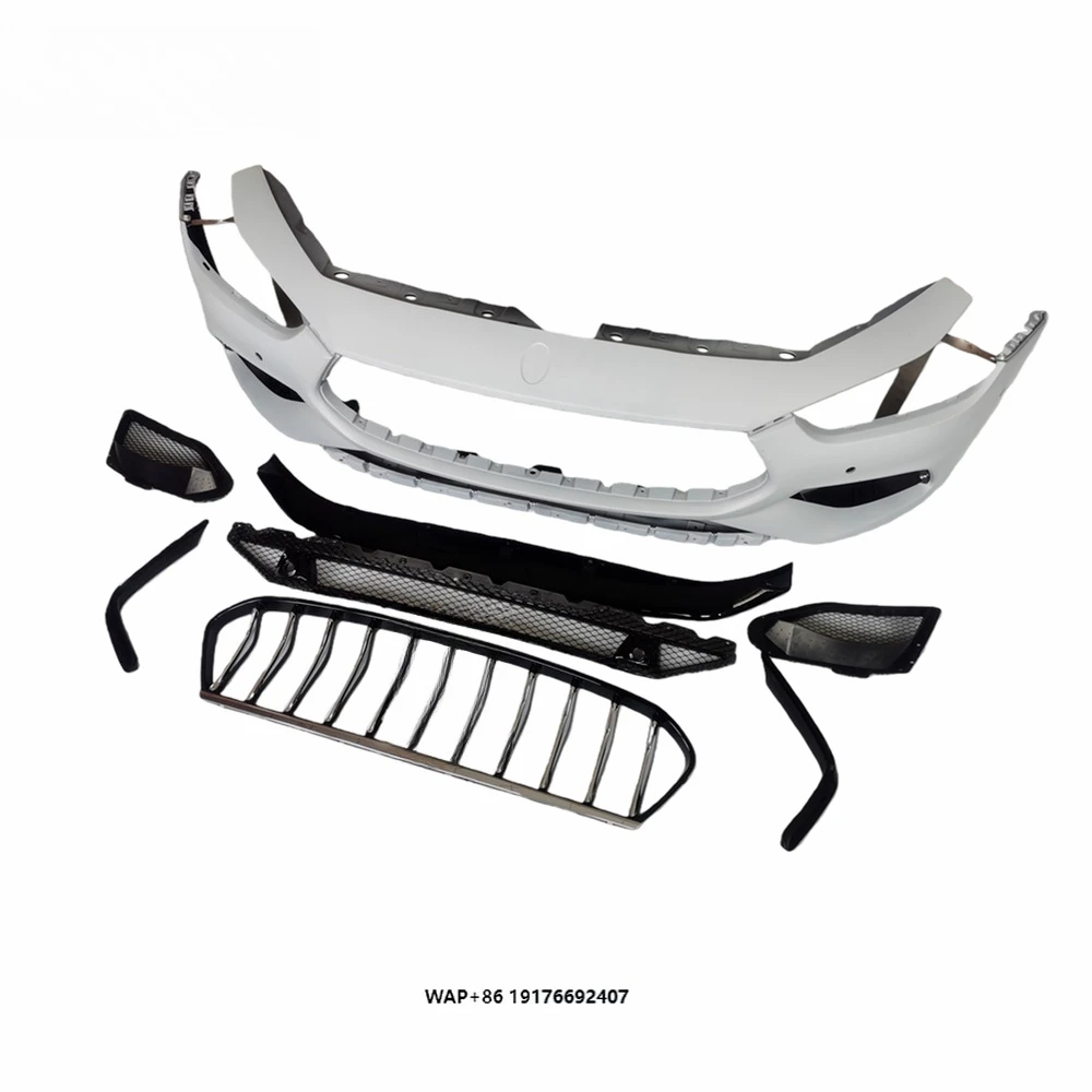 Suitable for Ghibli Old 14-17 Upgraded New GTS Carbon Fiber Sport Front Bumper Assembly