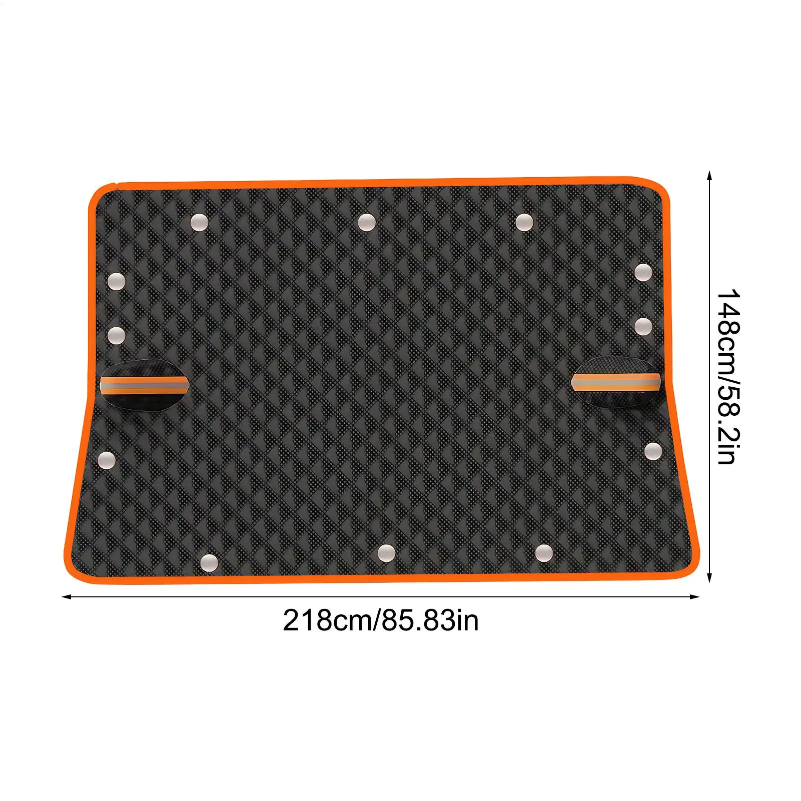 Windshield Cover Outdoor Protector Sunshade With Strap Car Windshield Cover For Snow For Automotive Outside Winter All Weather
