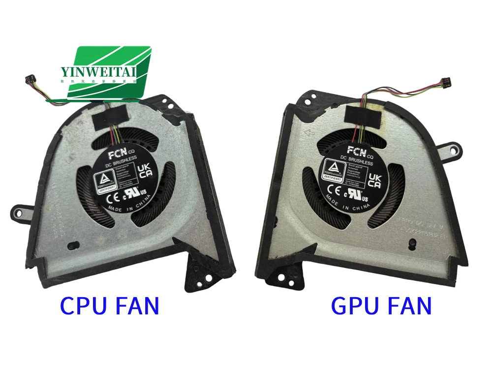 

DC12V FAN FOR ASUS ROG Zephyrus G15 (2022) GA503R GA503RM GA503RS GA503RW GA503RX P/N: DFSCK221151812 FPPQ DFSCK21051824 FPPP