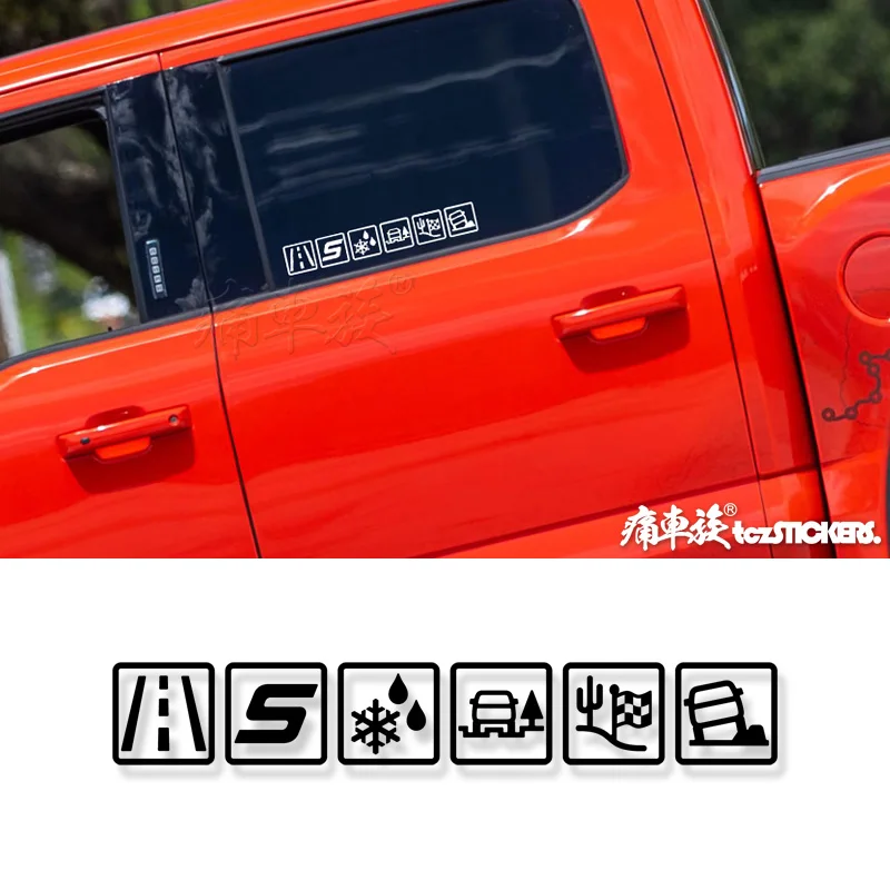 car sticker FOR Ford F-150 high-performance driving mode personalized decoration modification window sports decal accessories