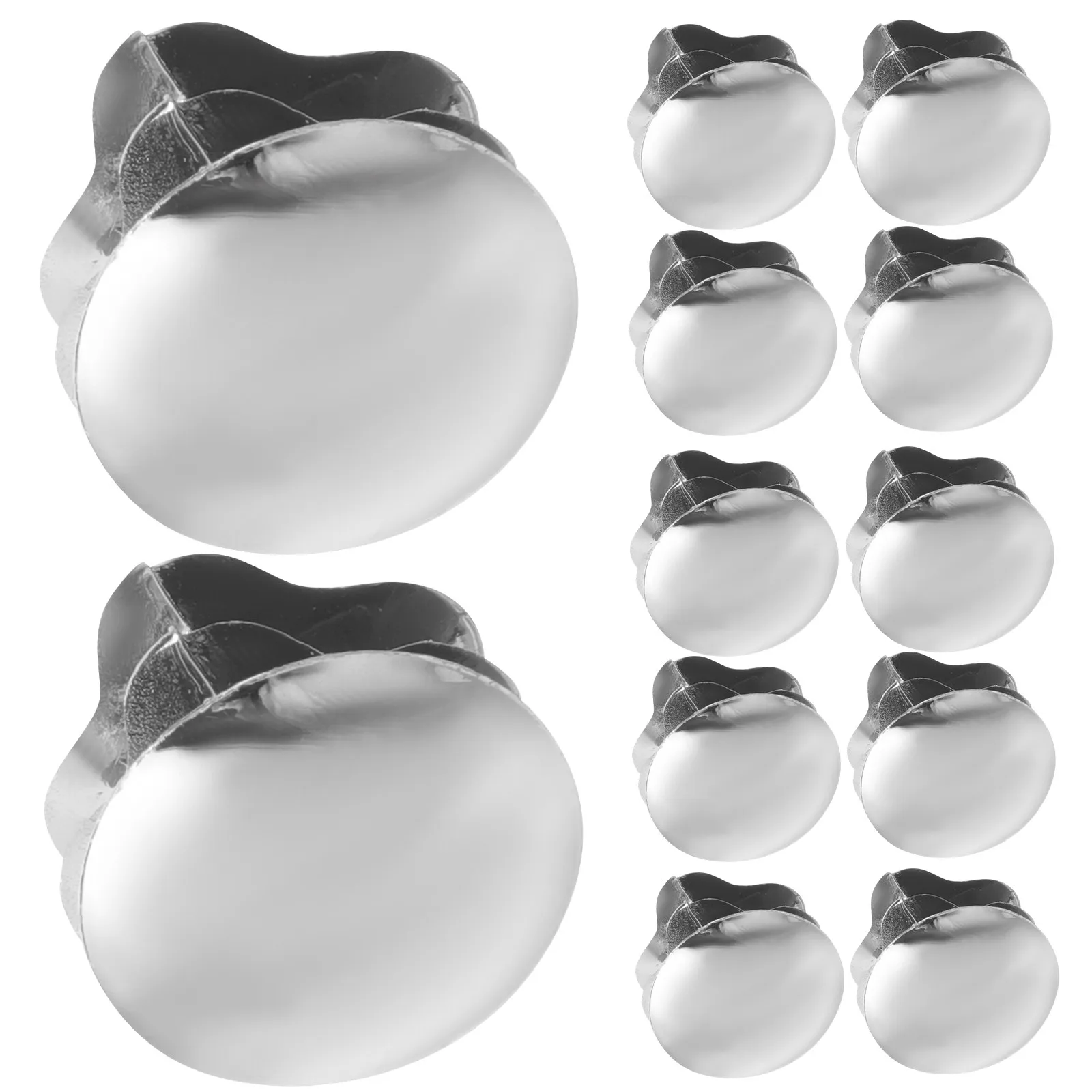 20Pcs Electroplated Plastic Hole Plugs Tubing Insert End Caps for Pipe Sealing Furniture Chair Leg Protectors Dust Stoppers Pool
