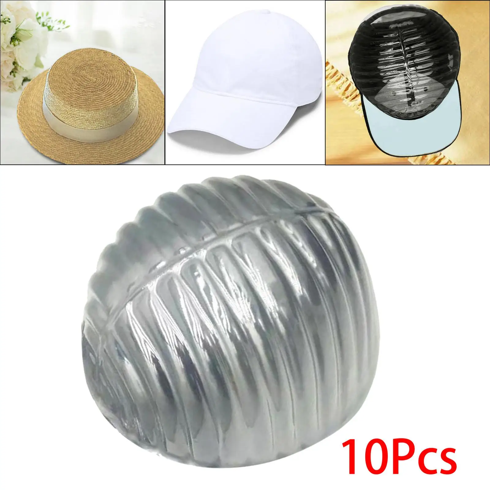 

10Pcs Lightweight Hat Liner Hat Holder Hat Organizer for Home Bedroom Closet