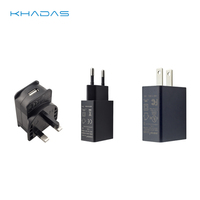 Khadas 5V2A EU Type Adapter with CE FCC Certification for all VIMs in Russia