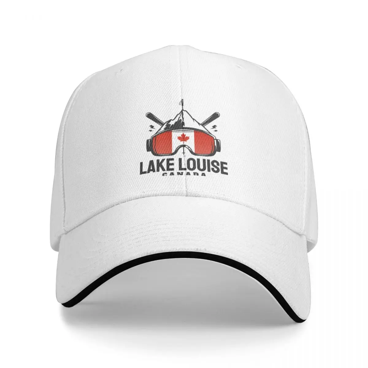 Lake Louise Canada Ski Resort Skiing Souvenir Baseball Cap New In The Hat Snapback Cap Golf Cap Woman Hats Men's