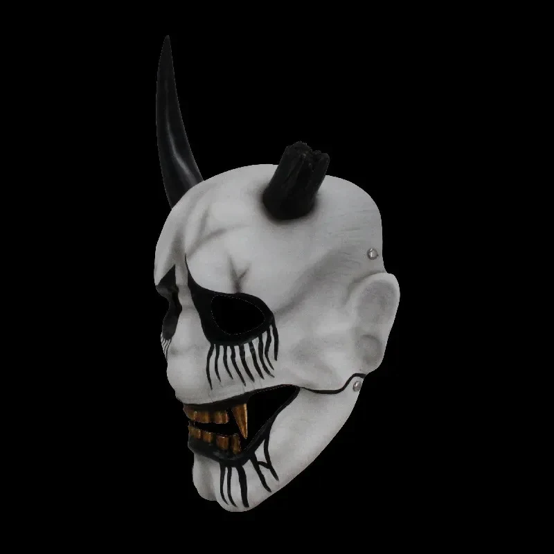 A;3\v,7'd/NewGame Ghostwire Tokyo Hannya Mask Helmet Headwear Halloween Cosplay Costume Accessory Props Japanex;4'v\7,h/