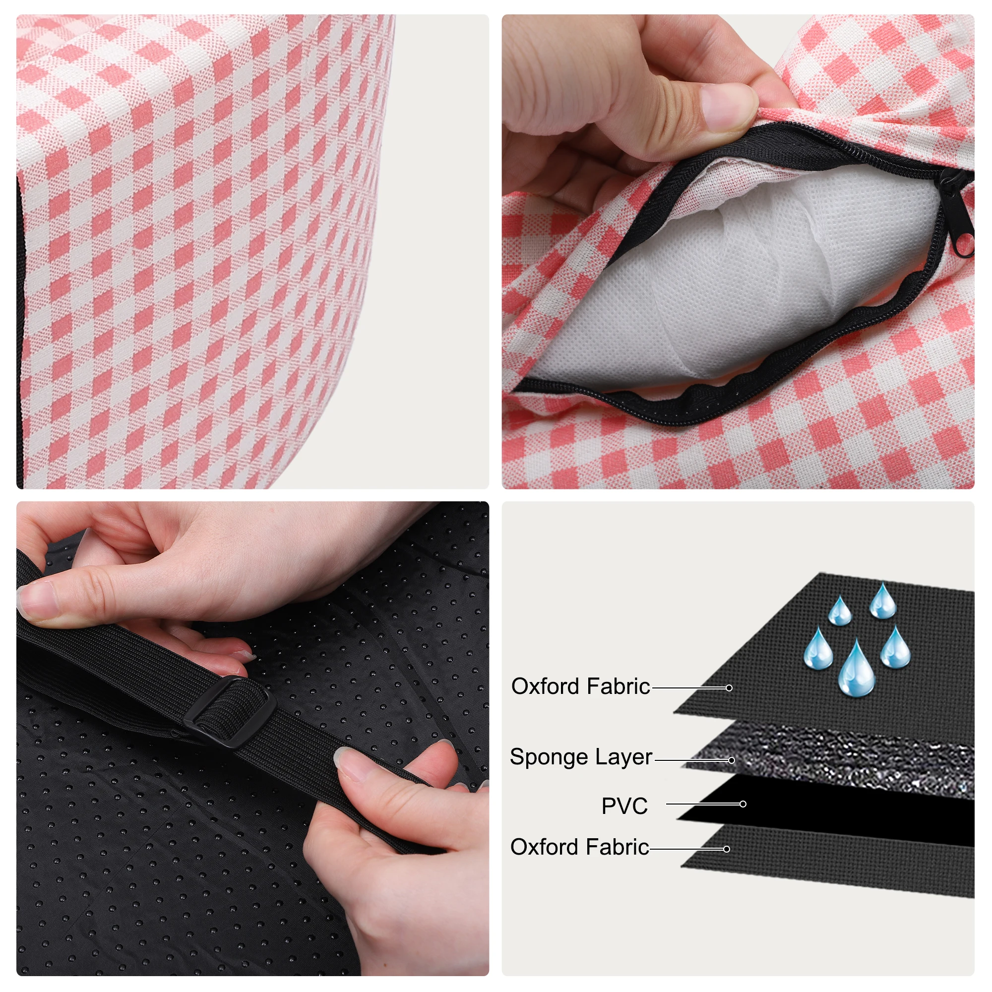 UXCELL Dog Car Seat Bags Waterproof Hammock Pet Travel Dogs Carrier Bed Protector Car Rear Back Seat Mat Safety Accessories