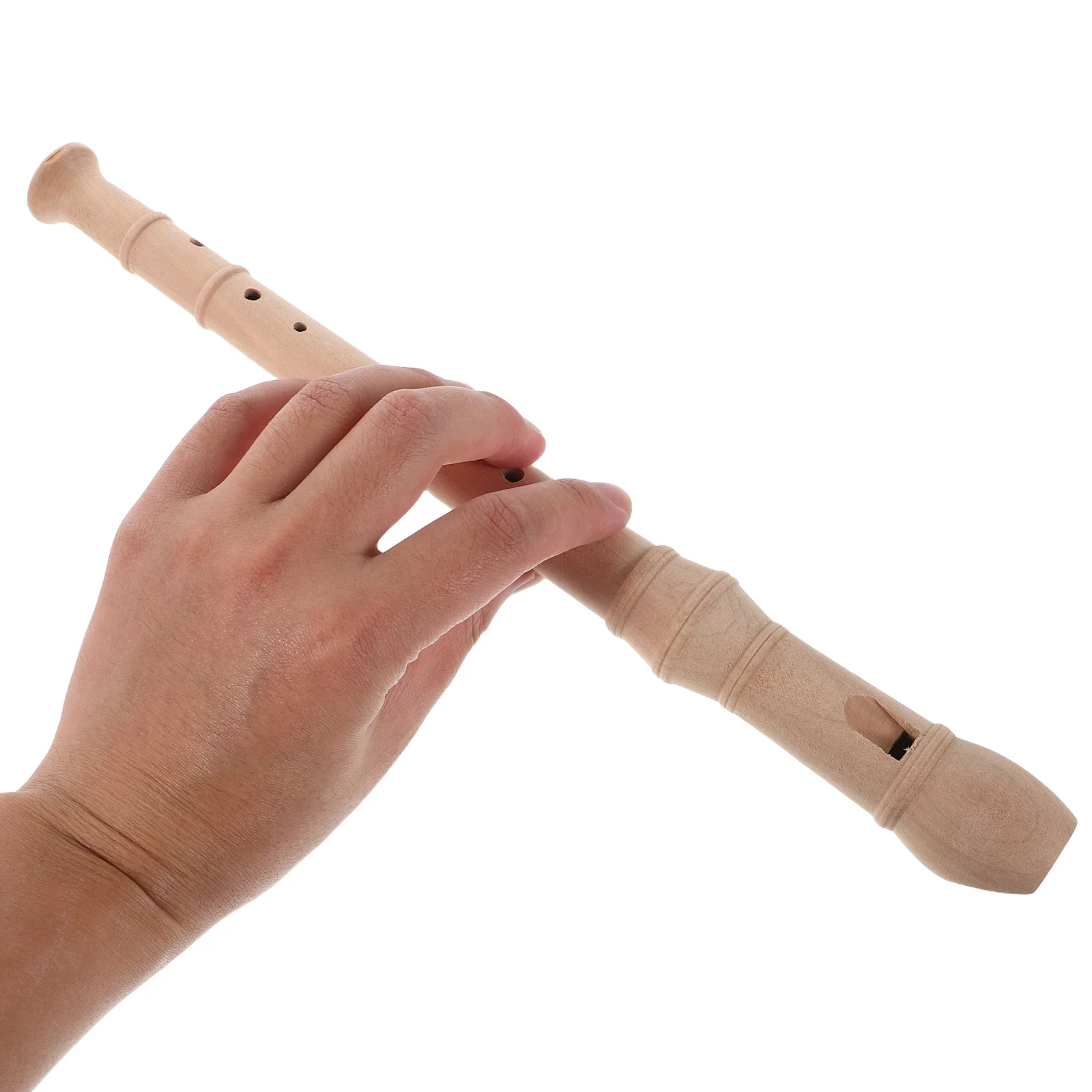 Instrumento grabador de madera flauta Soprano para principiantes herramienta de aprendizaje Musical escuela música clase práctica caqui