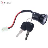 1Set 2 Wires Ignition Switch with 2 Keys On-Off Lock for Electrical Scooter ATV Pocket Bikes Motorcycle Motorbike ATV Quad Bike