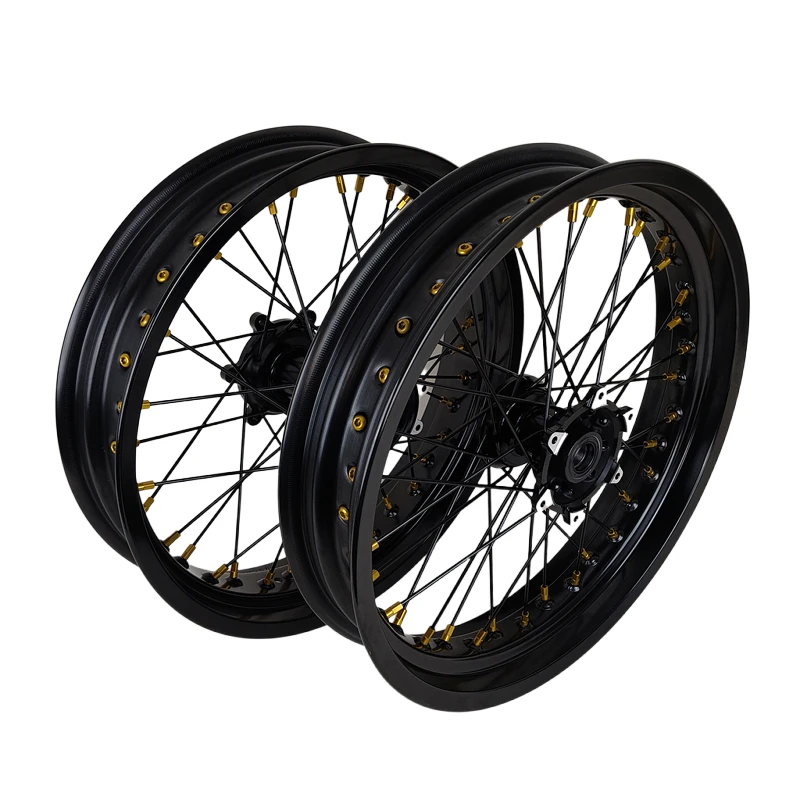 

Fit Talaria Komodo Wheel Set 17*3.0 17*3.5 Wheels Rims Set Electric Dirt Bike Wheels Supermoto Wheels