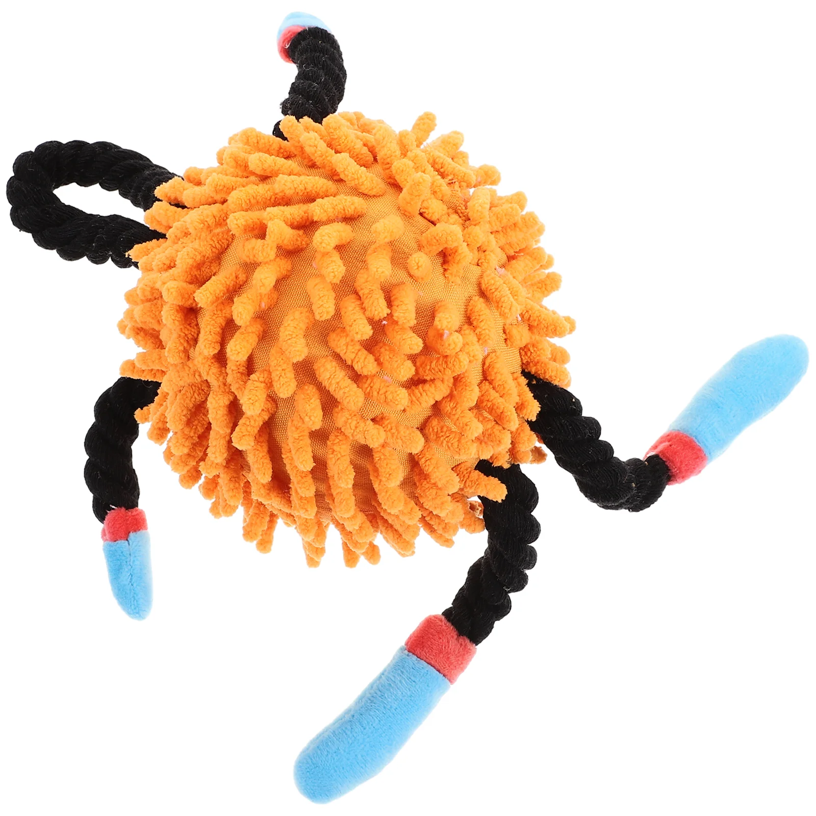 

Indoor Dog Toy Tug with Squeaky Sound Bungee Rope Funny Plush Puppy Toys Practical