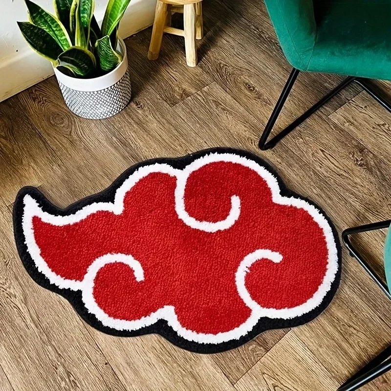 Cartoon Red Cloud Door Mat Non-slip Rug Kitchen Bedroom Irregular Carpet Living Room Large Area Home Decoration Carpets