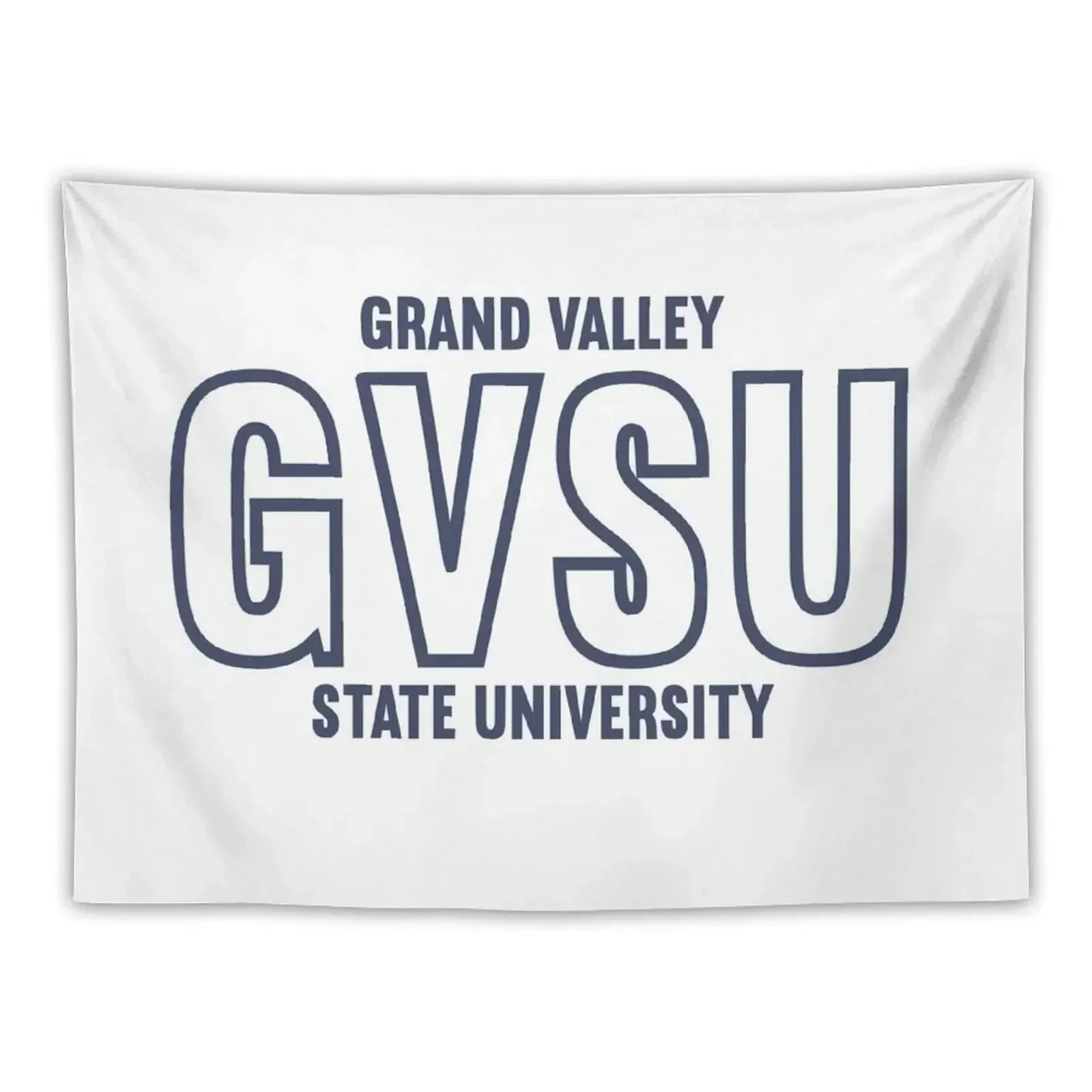 

Grand Valley State University (Block Letters Blue) Tapestry Cute Room Decor Decorations For Room Tapestry
