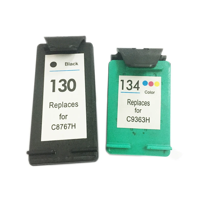 Vilaxh 130xl 134 Compatible Ink Cartridge for HP 130 134 xl Deskjet 5943 6543 5743 6623 5743 6843 6523 6943 printer