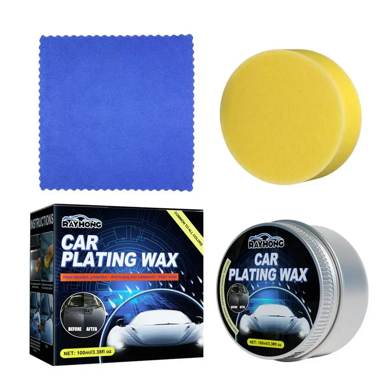 

Crystal Car Wax Kit Car Wax Wash Protection Wax Automobile Professional Cleaning Refurbishing Agent Car Detailing Kit