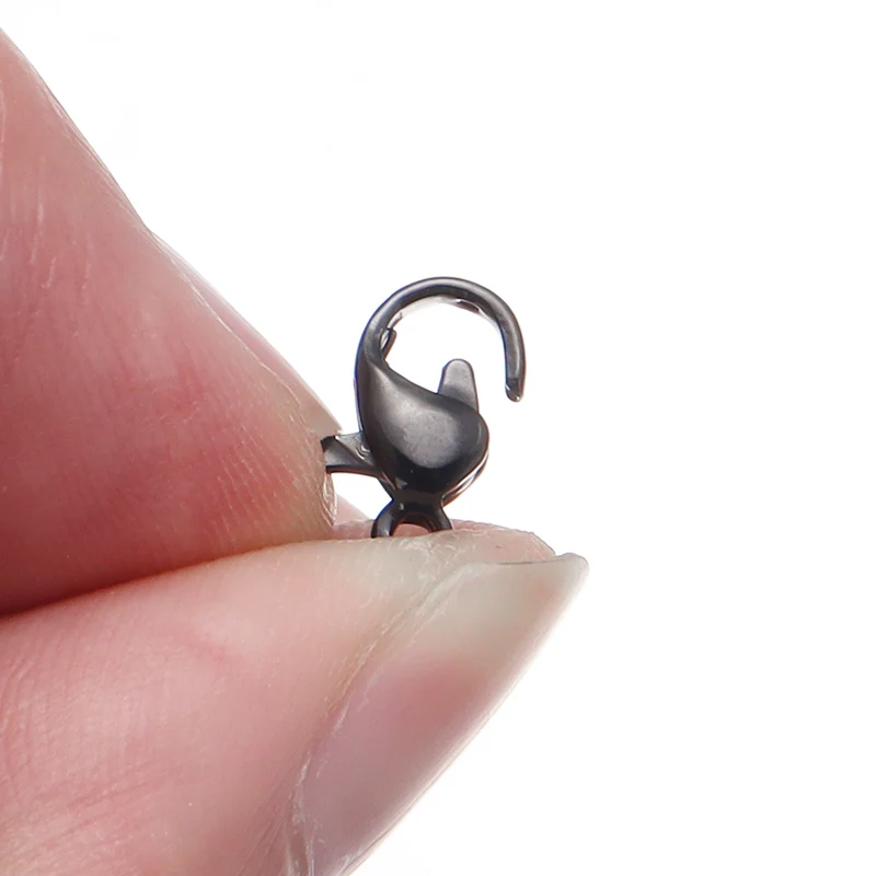 25pcs/lot Stainless Steel Lobster Clasps Gold Plated Clasps Hooks Connectors For DIY Jewelry Making Bracelet Necklace Supplies