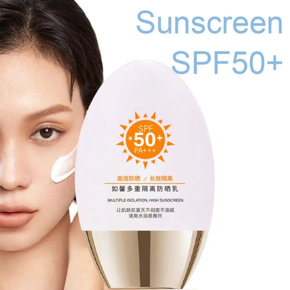 

Солнцезащитный крем для лица с Spf 50 +, крем для защиты от солнца, крем, увлажняющий лосьон, средство для ухода за кожей лица U1I9