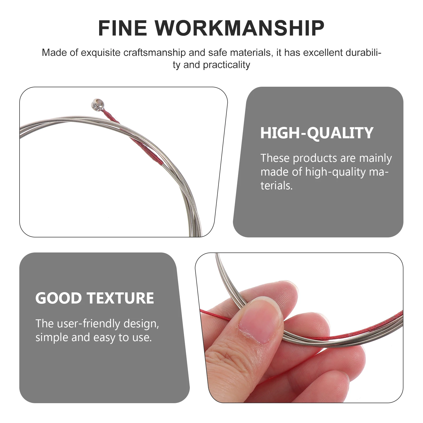 

4 Pcs Balance Middle Ruan Strings Instrument Accessory Alloy Material Zhongruan Parts