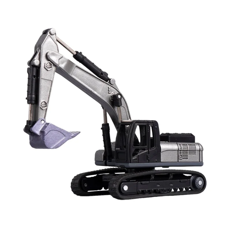 1:70 Metal Car Bulldozer Excavator Model Mini Toys Figure