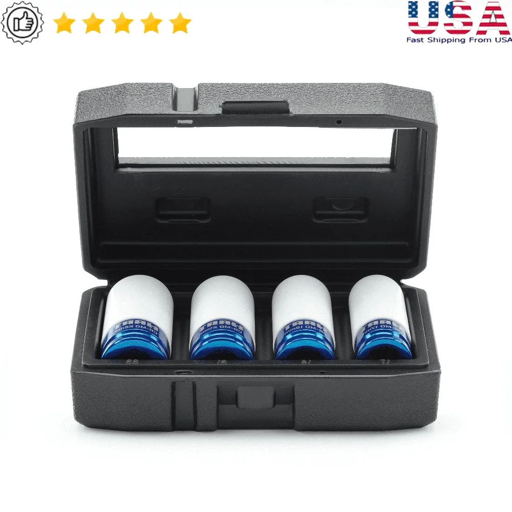 

Набор ударных головок без забруднений, 1/2-дюймовый, устойчивый к ржавчине, стандартные розетки с гальваническим покрытием, установка колес автомобиля