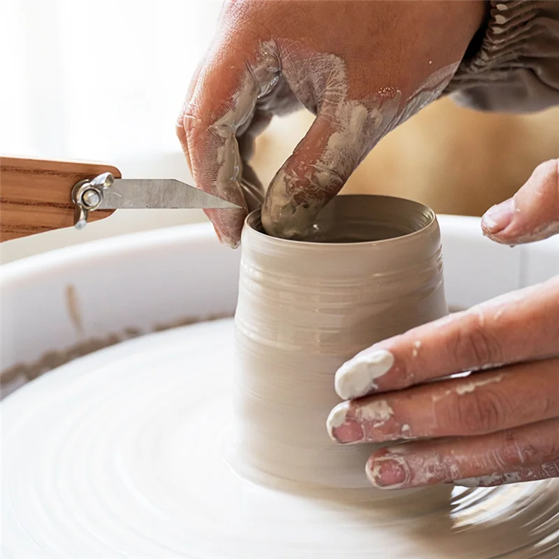 

-SPOR Керамический метательный калибр, керамический палочка для измерения высоты и ширины, измерительный прибор для рукоделия из глины, керамический инструмент