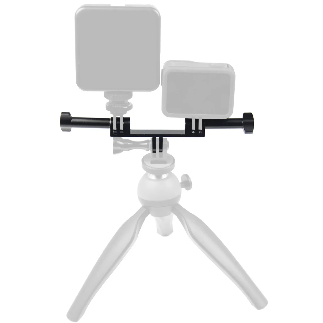 Doppelter Dual-Halterungs-Stativhalter, Sportkamera-Griff mit Schraubmontage-Adapter für Gopro Hero 13 12, für DJI Osmo Action-Kamera – Detail 30