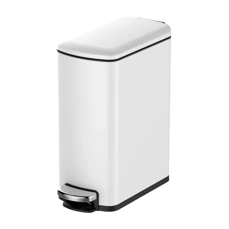 

Заводской мусорный бак из нержавеющей стали, металлический кухонный мусорный бак с закрытой крышкой и ведро для хранения ножной педали