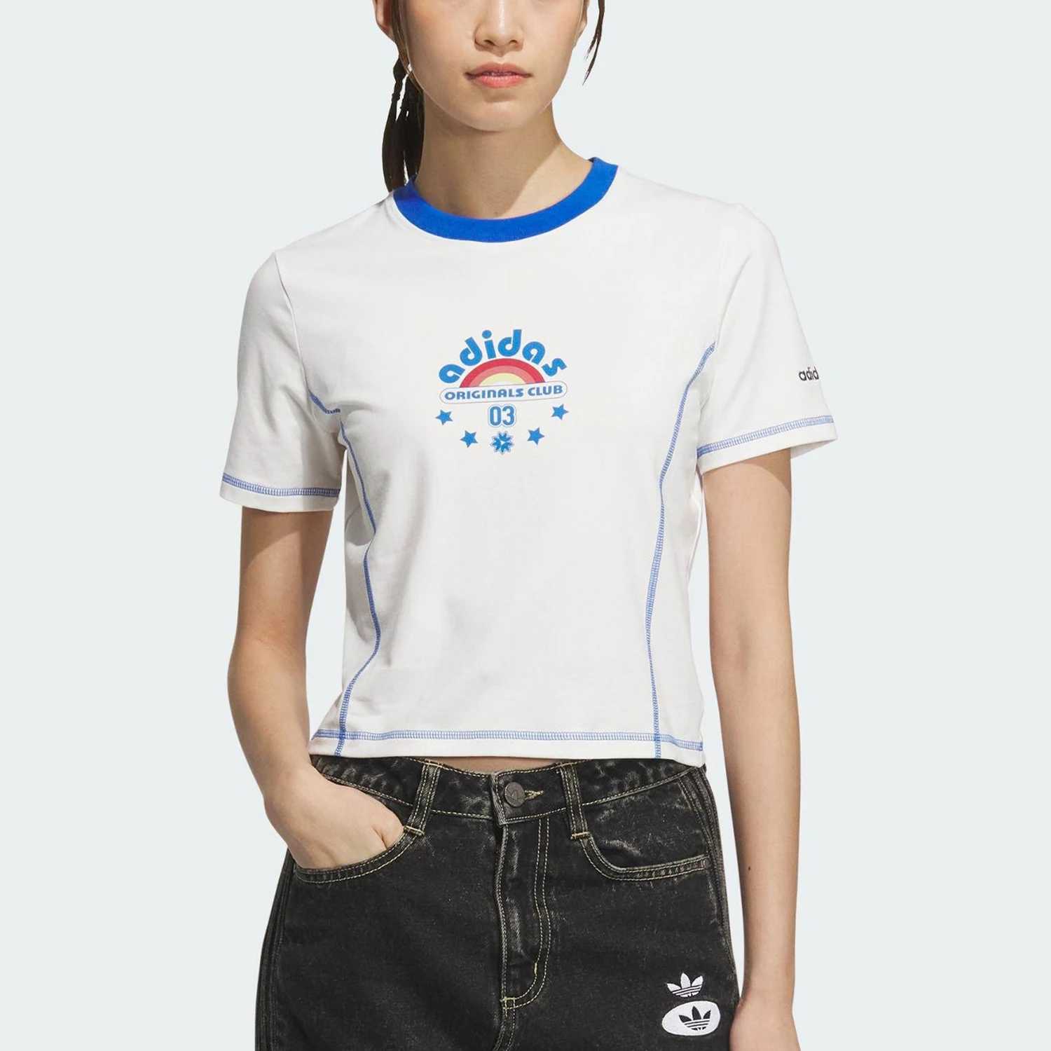 

Adidas, оригинальный летний вид 20, женский дышащий облегающий крой с короткими рукавами JX6570