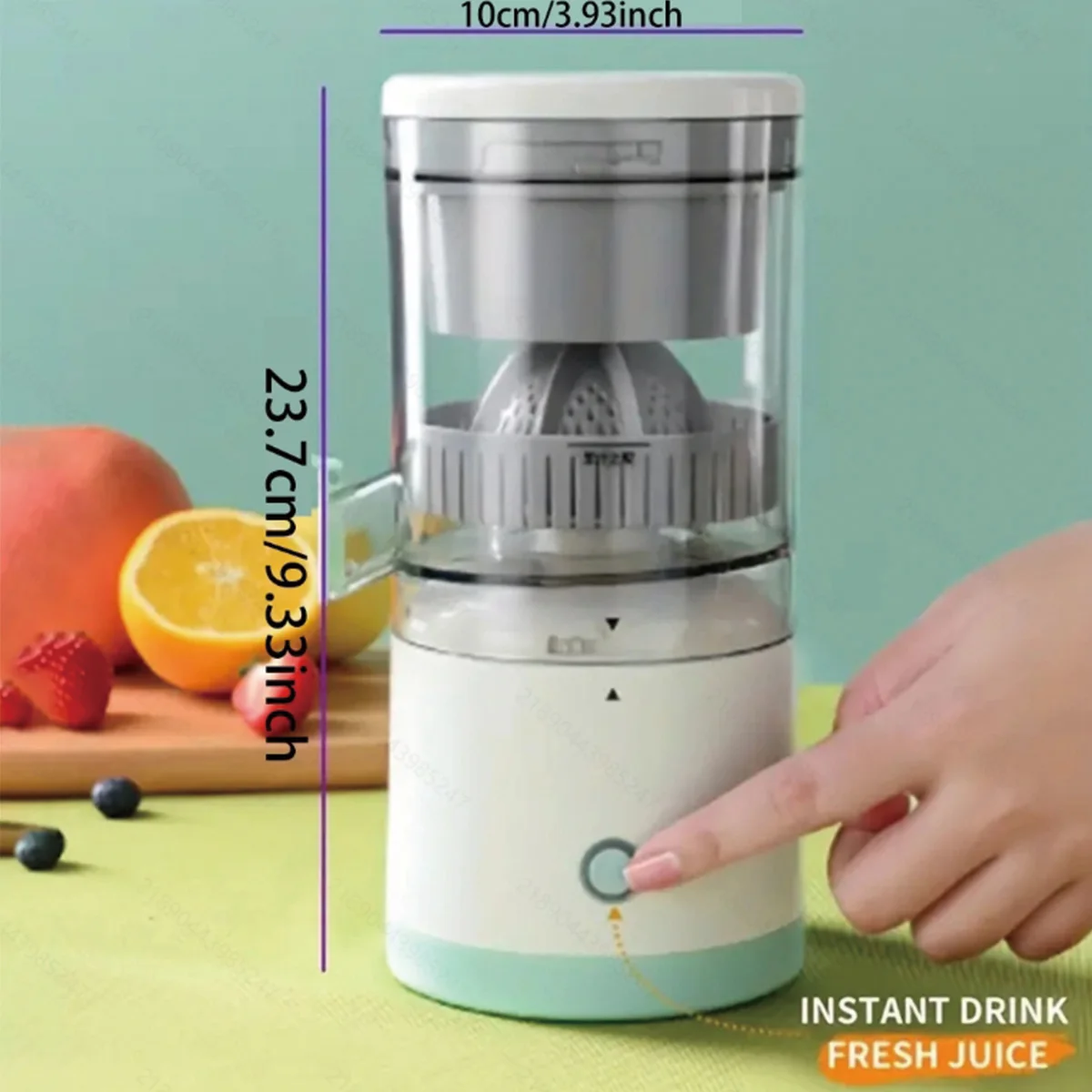 1PC Electric Juicer Juice Cup Citrus Orange Lemon Squeezer USB Charging Kitchen Fruit Juicer Blender Fresh Separator Press Mac image 6