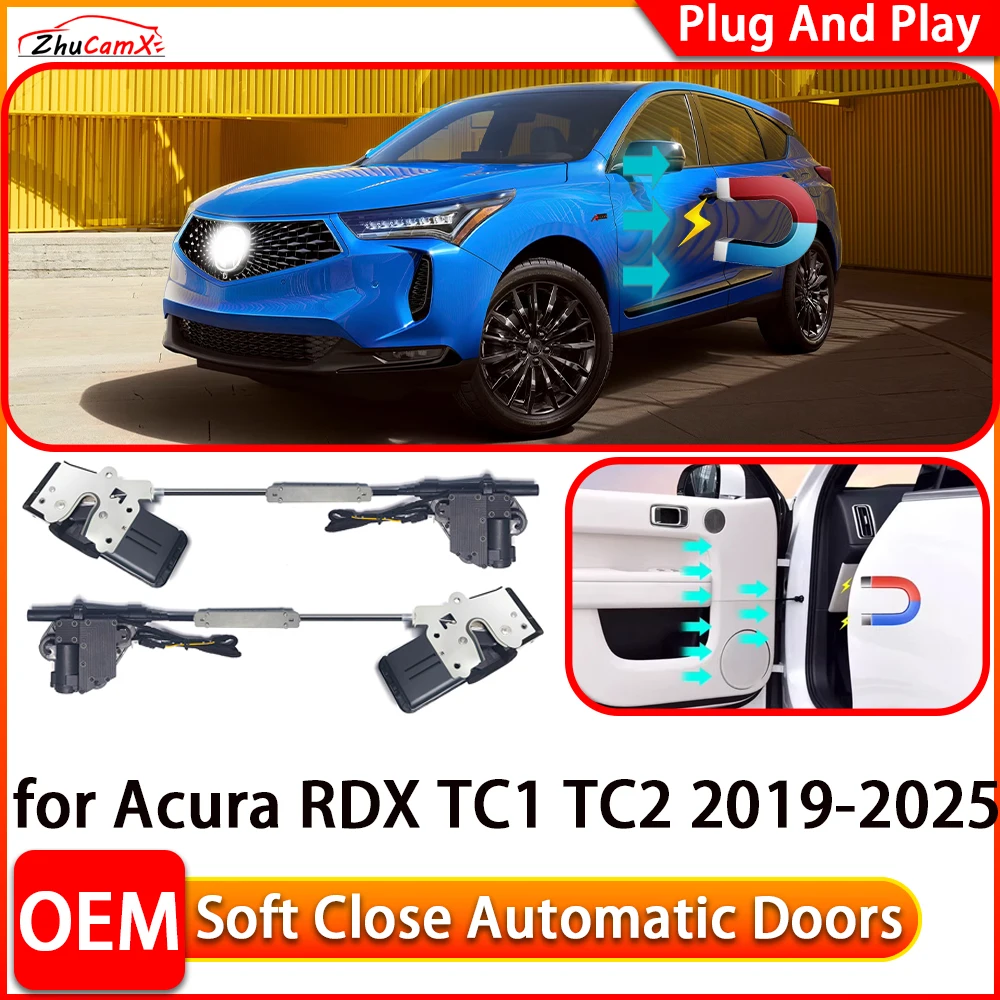 

ZhuCamX for Acura RDX TC1 TC2 2019-2025 Car Automatic Electric Soft Close Door Closer Power Closing Door Comfort Closing System