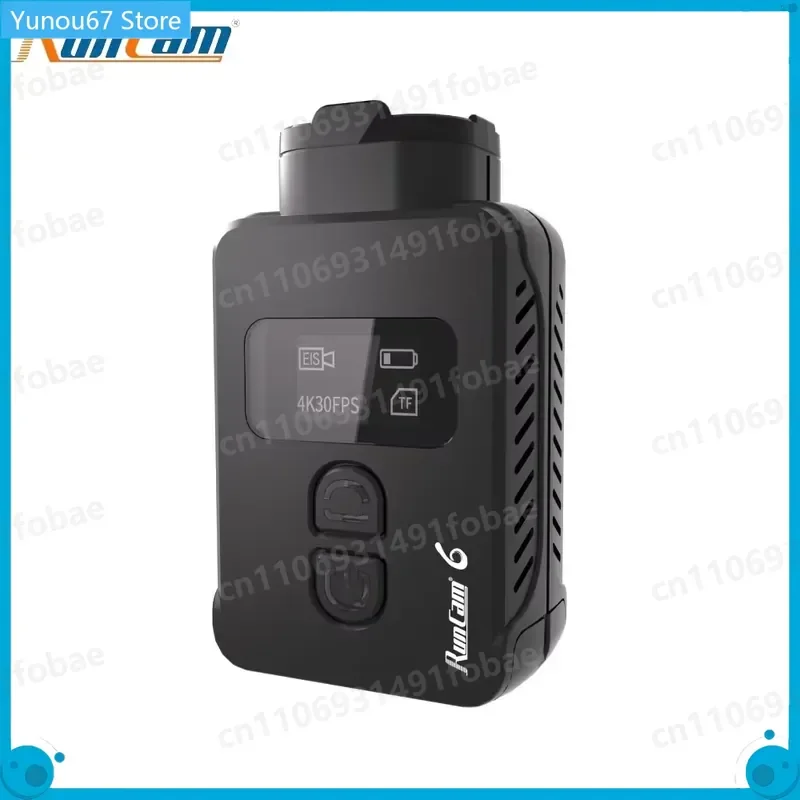 For RunCam 6 4K 30FPS Portable Sport Camera MP4 Video OLED Screen Display for FPV RC Drone Recording