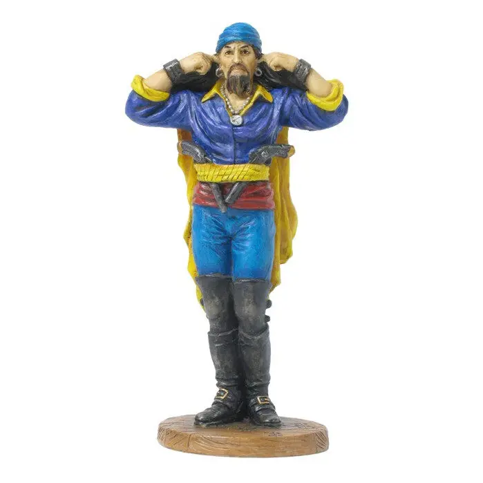 

Sailor Treasure Hunter Sculpture Playful Pirate Character Statue Coastal Living Room or Office Shelf Decor Unique Gift for Men