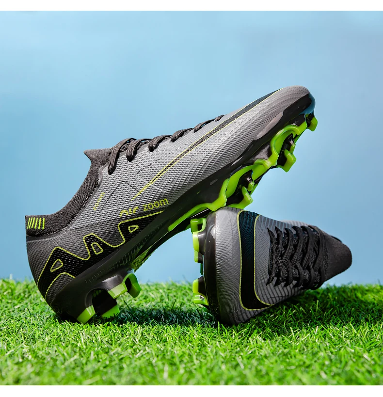 

Низкие футбольные бутсы для тренировок на открытом воздухе в помещении, профессиональные футбольные бутсы с противоскользящим дизайном, полный размер для всех возрастов