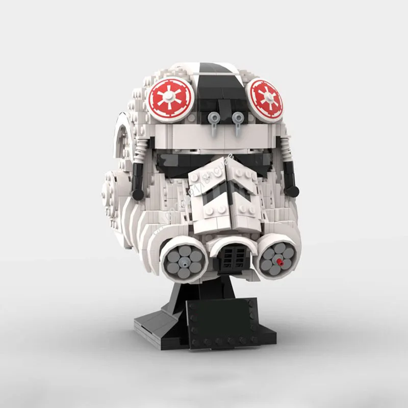 768PCS Star Battle AT-AT Driver Helmet Modular Model Moc Building Blocks Stacking Bricks Creative Kid Toy Gift Diy Educational