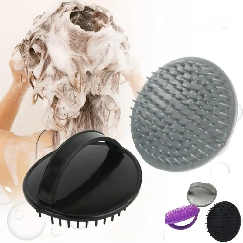 

Plastic Shampoo Brush Head Scalp Massage Comb Hair Washing Comb Body Massage Brush Bath Shower Brush Salon Hairdressing Tool